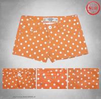 dames abercrombie classic shorts dot oranje Stijl Populaire l8mes341